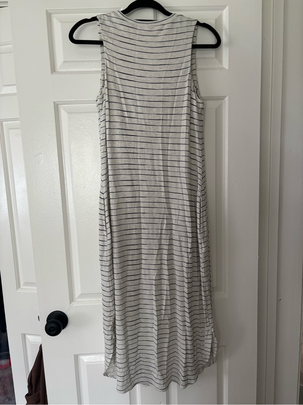 Soma UpKind Built-In Bra Striped Maxi Dress - Size Small - Like New - Picture 4 of 6
